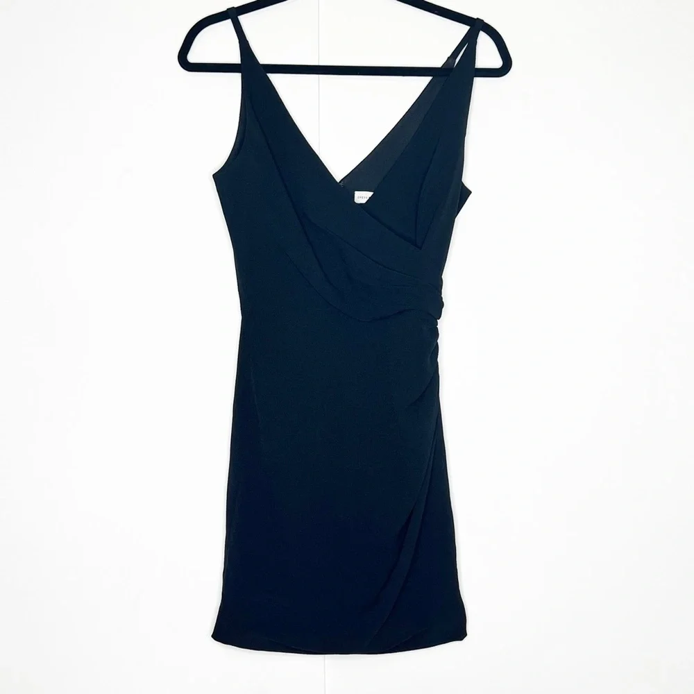 Dress the Population Faux Wrap Dress - Little Black‎ Dress